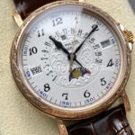 ZM Factory Patek Philippe Perpetual Calendar 5159 38mm Engraving Rose Gold Leather Strap White Dial (5) ZM Factory Patek Philippe Perpetual Calendar 5159 38mm Engraving Rose Gold Leather Strap White Dial