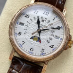 ZM Factory Patek Philippe Perpetual Calendar 5159 38mm Engraving Rose Gold Leather Strap White Dial (7) ZM Factory Patek Philippe Perpetual Calendar 5159 38mm Engraving Rose Gold Leather Strap White Dial