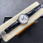 ZM Factory Patek Philippe Perpetual Calendar 5159G-012 38mm Steel Leather Strap White Dial