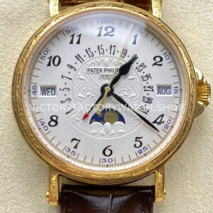 ZM Factory Patek Philippe 5159G engraving yellow gold white dial