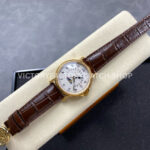 ZM Factory Patek Philippe Perpetual Calendar 5159G 38mm Engraving Yellow Gold Leather Strap White D (1) ZM Factory Patek Philippe Perpetual Calendar 5159G 38mm Engraving Yellow Gold Leather Strap White Dial