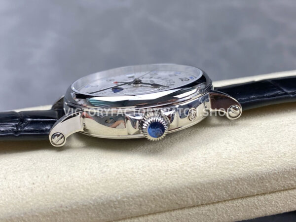 ZM Factory Patek Philippe Perpetual Calendar 5159G 38mm Steel Leather Strap White Dial (2) ZM Factory Patek Philippe Perpetual Calendar 5159G 38mm Steel Leather Strap White Dial