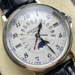 ZM Factory Patek Philippe Perpetual Calendar 5159G 38mm Steel Leather Strap White Dial (8) ZM Factory Patek Philippe Perpetual Calendar 5159G 38mm Steel Leather Strap White Dial