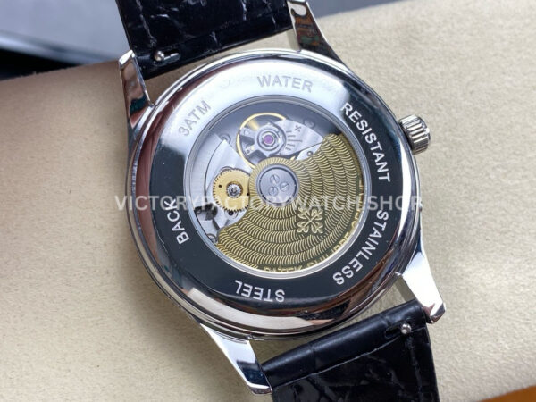ZM Factory Patek Philippe Perpetual Calendar 5496P-001 40mm Steel Leather Strap White Dial