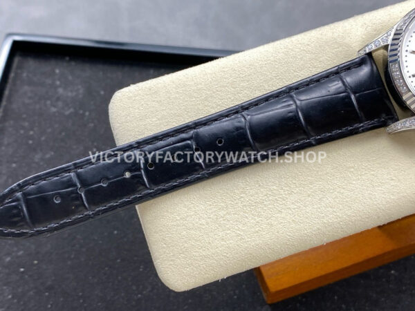 ZM Factory Patek Philippe Perpetual Calendar 5496P-001 40mm Steel Leather Strap White Dial