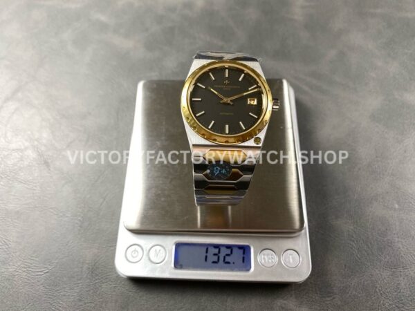 8+ Factory Vacheron Constantin Historiques 222 37mm Half Yellow Gold Grey Dial