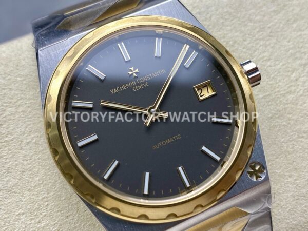 8+ Factory Vacheron Constantin Historiques 222 37mm Half Yellow Gold Grey Dial