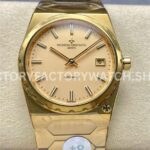 8+ Factory Vacheron Constantin Historiques 4200H222J-B935 37mm full yellow gold gold dial replica watch