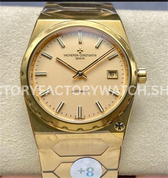 8+ Factory Vacheron Constantin Historiques 4200H222J-B935 37mm full yellow gold gold dial replica watch
