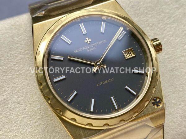 8+ Factory Vacheron Constantin Historiques 44018 37mm Full Yellow Gold Black Dial