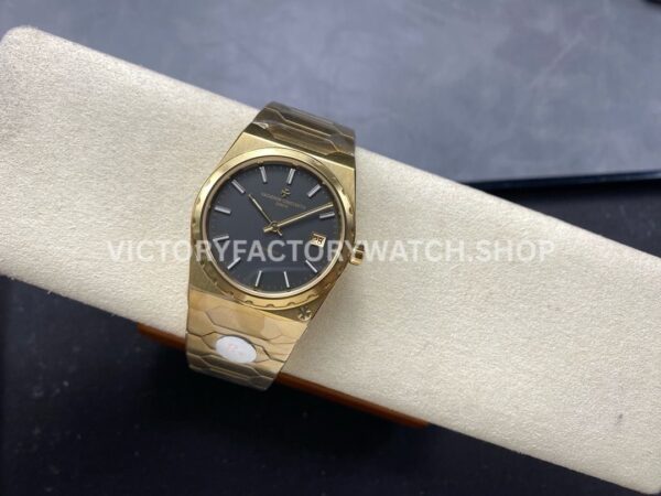 8+ Factory Vacheron Constantin Historiques 44018 37mm Full Yellow Gold Black Dial