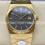 8+ Factory Vacheron Constantin Historiques 44018 37mm full yellow gold black dial replica watch