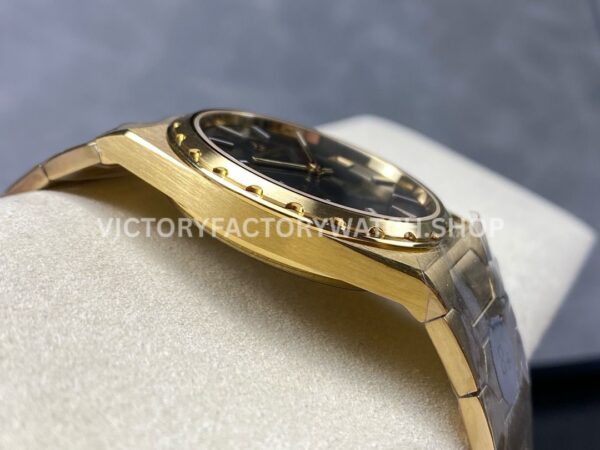 8+ Factory Vacheron Constantin Historiques 44018 37mm Full Yellow Gold Black Dial