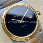8+ Factory Vacheron Constantin Historiques 44018-37mm Half Yellow Gold Black Dial