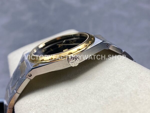 8+ Factory Vacheron Constantin Historiques 44018-37mm Half Yellow Gold Black Dial