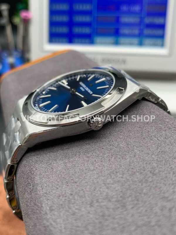 8F Factory Vacheron Constantin Overseas 2000V 40mm Full White Gold Blue Dial
