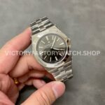 8F Factory Vacheron Constantin Overseas 2000V/120G-B122 40mm Full White Gold Grey Dial