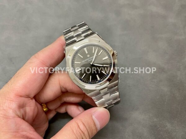 8F Factory Vacheron Constantin Overseas 2000V/120G-B122 40mm Full White Gold Grey Dial