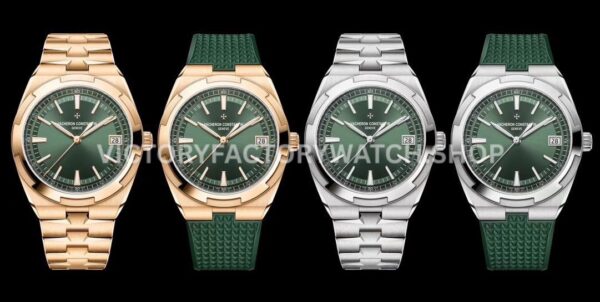 8F Factory Vacheron Constantin Overseas 4500V 41mm Full Steel Green Dial