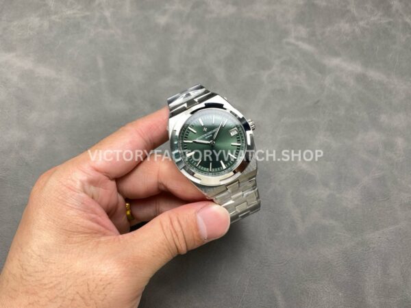 8F Factory Vacheron Constantin Overseas 4500V 41mm Full Steel Green Dial