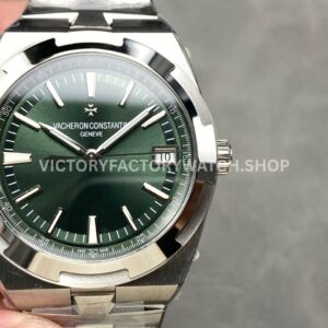 8F Factory Vacheron Constantin Overseas 4500V 41mm Full Steel Green Dial (5) 8F Factory Vacheron Constantin Overseas 4500V 41mm full steel green dial replica watch