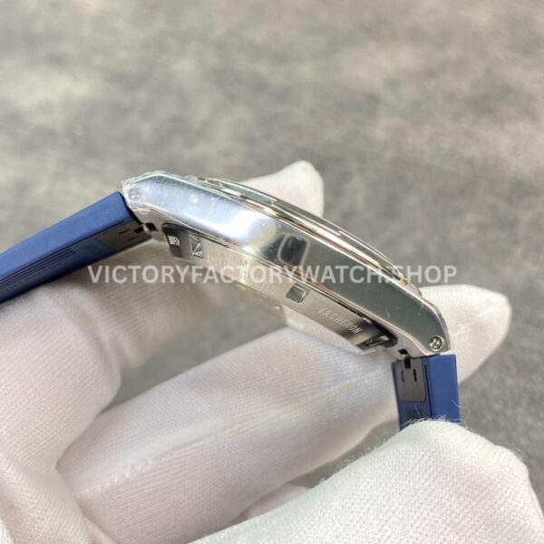8F Factory Vacheron Constantin Overseas 4500V/110A-B128 41mm Blue Rubber Strap Blue Dial