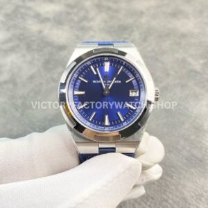8F Factory Vacheron Constantin Overseas 4500V 41mm blue rubber strap blue dial replica watch