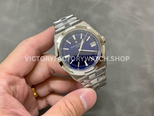 8F Factory Vacheron Constantin Overseas 4500V/110A-B128 41mm Full Steel Blue Dial
