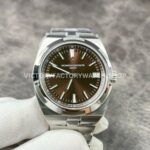 8F Factory Vacheron Constantin Overseas 4500V 41mm full steel brown dial replica watch