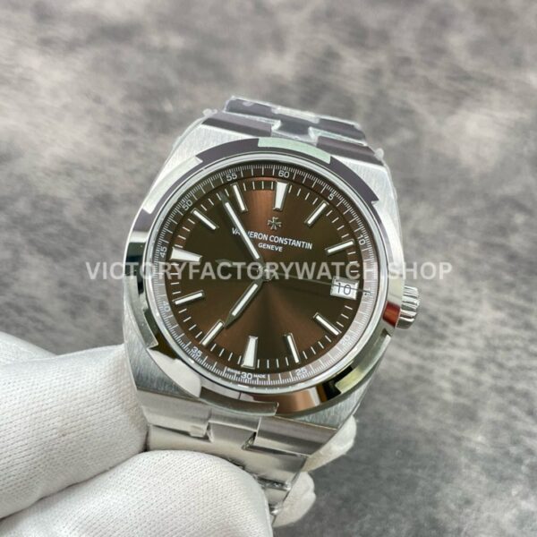 8F Factory Vacheron Constantin Overseas 4500V/110A-B146 41mm Full Steel Brown Dial