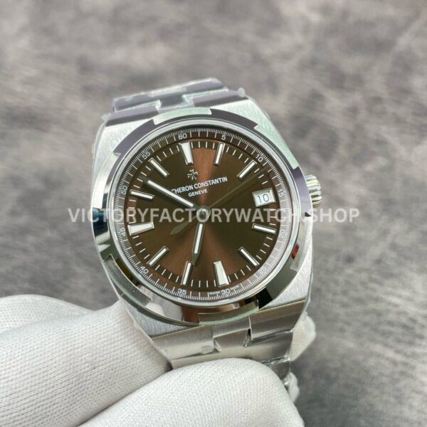 8F Factory Vacheron Constantin Overseas 4500V/110A-B146 41mm Full Steel Brown Dial