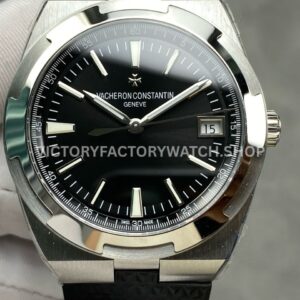 8F Factory Vacheron Constantin Overseas 4500V110A-B483 41mm Rubber Strap Black Dial (1) 8F Factory Vacheron Constantin Overseas 4500V 41mm rubber strap black dial replica watch