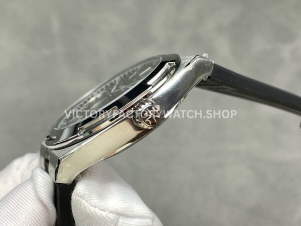 8F Factory Vacheron Constantin Overseas 4500V/110A-B483 41mm Rubber Strap Black Dial