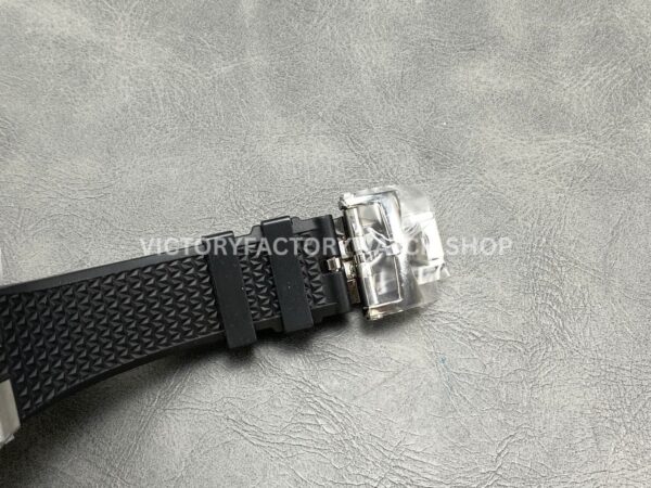 8F Factory Vacheron Constantin Overseas 4500V/110A-B483 41mm Rubber Strap Black Dial