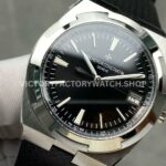 8F Factory Vacheron Constantin Overseas 4500V/110A-B483 41mm Rubber Strap Black Dial