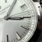 8F Factory Vacheron Constantin Overseas 4500V/000R-B127 41mm Black Rubber Strap Silver Dial