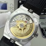 8F Factory Vacheron Constantin Overseas 4500V/000R-B127 41mm Black Rubber Strap Silver Dial