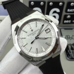 8F Factory Vacheron Constantin Overseas 4500V/000R-B127 41mm Black Rubber Strap Silver Dial
