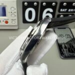 8F Factory Vacheron Constantin Overseas 4500V/000R-B127 41mm Black Rubber Strap Silver Dial