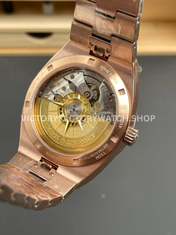 8F Factory Vacheron Constantin Overseas 4520V/210R-B967 41mm Full Rose Gold Green Dial