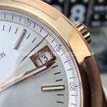 8F Factory Vacheron Constantin Overseas 4500v/000R-B127 41mm Full Rose Gold Silver Dial