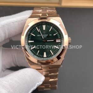 8F Factory Vacheron Constantin Overseas 4520V210R-B967 41mm Full Rose Gold Green Dial (7) 8F Factory Vacheron Constantin Overseas 4520V 41mm rose gold green dial replica watch