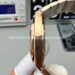 8F Factory Vacheron Constantin Overseas 4500v/000R-B127 41mm Full Rose Gold Silver Dial