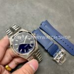 8F Factory Vacheron Constantin Overseas 47040/000A-9008 42mm Full Steel Arabic numerals Blue Dial
