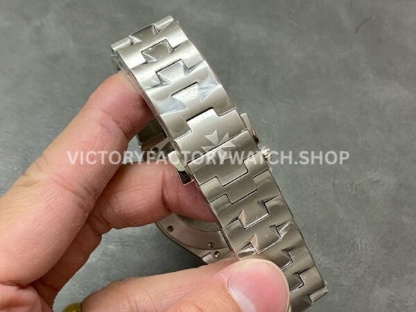 8F Factory Vacheron Constantin Overseas 47040/000A-9008 42mm Full Steel Arabic numerals Blue Dial