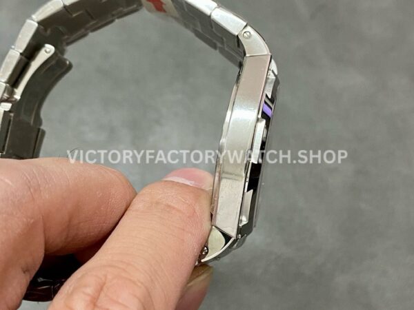 8F Factory Vacheron Constantin Overseas 47040/000A-9008 42mm Full Steel Arabic numerals Blue Dial
