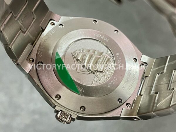 8F Factory Vacheron Constantin Overseas 47040/000A-9008 42mm Full Steel Arabic numerals Blue Dial