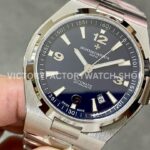 8F Factory Vacheron Constantin Overseas 47040/000A-9008 42mm Full Steel Arabic numerals Blue Dial