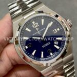 8F Factory Vacheron Constantin Overseas 47040/000A-9008 42mm Full Steel Arabic numerals Blue Dial