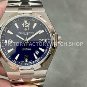 8F Factory Vacheron Constantin Overseas 47040000A-9008 42mm Full Steel Arabic numerals Blue Dial (8) 8F Factory Vacheron Constantin Overseas 47040 42mm full steel Arabic numerals blue dial replica watch